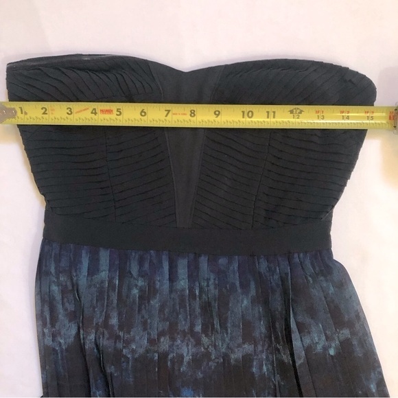 Silence & Noise Pleated Corset Maxi Dress 12 Days of Dresses Size XS - Picture 8 of 12